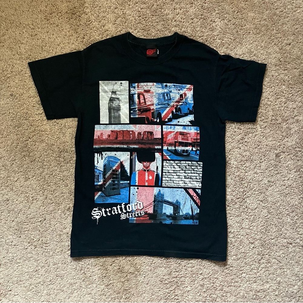 STRATFORD STREET UK ENGLAND GRAPHIC TEE